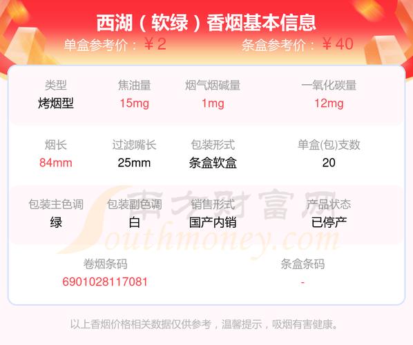 便宜西湖香烟多少钱(西湖香烟多少钱一盒)